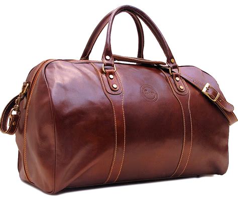 leather duffle bag strap